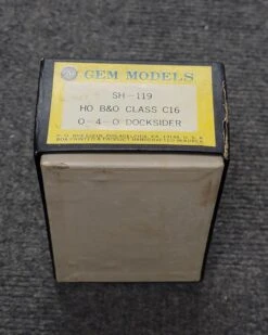 Gem Models HO Scale B&O Class SH-119 0-4-0T Docksider - Un-painted Brass -Bachmann Zone 20230403 122420