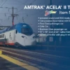 Bachmann Spectrum 01206 HO Scale Amtrak Acela II StarterTrain Set -Bachmann Zone Bachmann 01206 Acela ii model train set