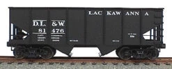 Accurail 25031 HO Scale USRA 55 Ton 2 Bay Open Hopper Kit Lackawanna DL&W - NOS
