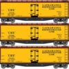 Accurail 4850 HO Scale 40' Wood Reefer Kit 3 Pack Lackawana LRX - NOS -Bachmann Zone accurail 4850 ho scale 40 wood reefer kit 3 pack lackawana lrx nos