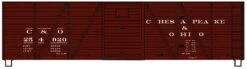 Accurail 7118 HO Scale 40' 6 Panel Wood Boxcar Kit Chesapeake & Ohio C&O 254920