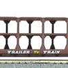 Accurail Accuready 99308 HO Scale 89' Tri-Level Open Auto Rack Wabash TTRX 962343 -Bachmann Zone accurail accuready 99308 ho scale 89 tri level open auto rack wabash ttrx 962343