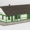 American Model Builders LaserKIT 633 HO Scale Great Northern Standard Depot -Bachmann Zone american model builders laserkit 633 ho scale great northern standard depot