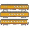 Athearn 73037 HO Scale Arch Roof Passenger 3 Car Set Union Pacific UP -Bachmann Zone athearn 73037 ho scale arch roof passenger 3 car set union pacific up