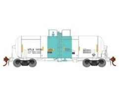 Athearn Genesis G25634 HO Scale 13,600 Gallon Acid Tank Car White & Green UTLX 11730