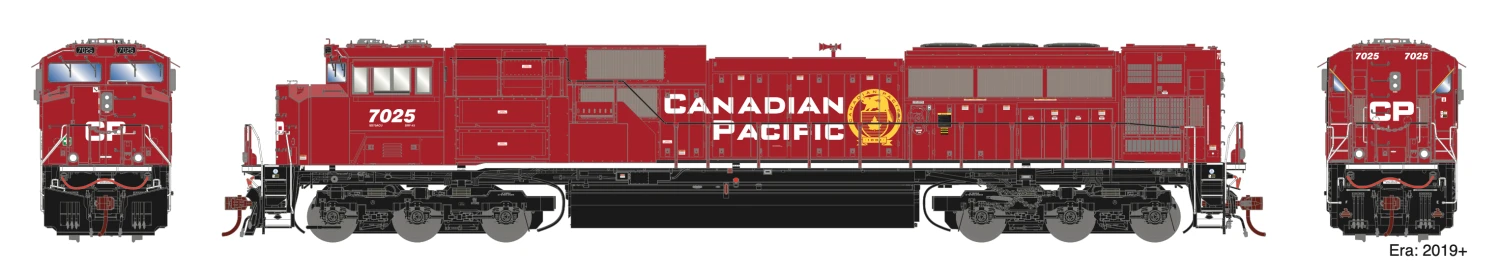 Athearn Genesis G75755 HO Scale SD70ACu Canadian Pacific CP 7025 4 Athearn Genesis G75755 HO Scale SD70ACu Canadian Pacific CP 7025 - Image 2
