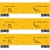 Athearn HO 76131 50' Youngstown Plug Door Boxcar Penn Central PC 3 Pack