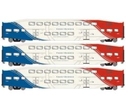 Athearn RTR 29709 HO Scale Bombardier Coach Utah FrontRunner UTAX 3 Pack