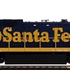 Atlas 9003 HO Scale GE Dash 8-40CW Santa Fe ATSF No # - Like New USED -Bachmann Zone atlas 9003 ho scale ge dash 8 40cw santa fe atsf no like new used