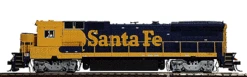 Atlas 9003 HO Scale GE Dash 8-40CW Santa Fe ATSF No # - Like New USED