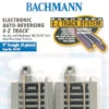 Bachmann 44548 HO Scale E-Z Track Reversing 9" Straight (4 Pieces) -Bachmann Zone bachmann 44548 ho scale e z track reversing 9 straight 4 pieces