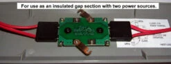 Bachmann 44597 HO Scale E-Z Track 9" Power Terminal With Insulated Gap -Bachmann Zone bachmann 44597 ho scale e z track 9 power terminal with insulated gap c