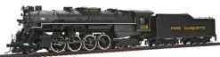 Bachmann 50902 HO Scale 2-8-4 Berkshire Steam Loco Pere Marquette 1218 With DCC - USED