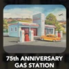 Bachmann Plasticville 45196 HO Scale 75th Anniversary Gas Station Kit -Bachmann Zone bachmann plasticville 45196 ho scale 75th anniversary gas station kit