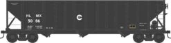 Bowser 43202 HO Scale 100 Ton 3-Bay Hopper "1988 Rebuild" HLMX 5086