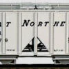 Bowser 56401 HO Scale 70 Ton 2 Bay Covered Hopper Kit Great Northern GN 71012 - NOS -Bachmann Zone bowser 56401 ho scale 70 ton 2 bay covered hopper kit great northern gn 71012 nos
