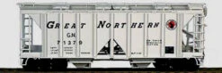 Bowser 56401 HO Scale 70 Ton 2 Bay Covered Hopper Kit Great Northern GN 71012 - NOS