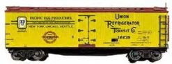Branchline Trains 1349 HO Scale 40' Wood Reefer Kit Pacific Egg Producers URTC #'s Vary - NOS