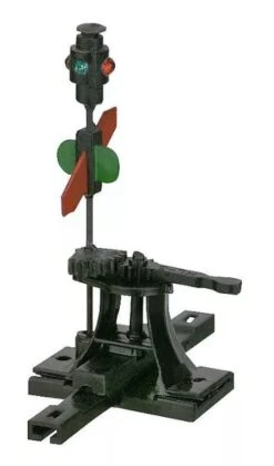 Caboose Industries HO & S Scale 204S High-Level Switch Stand .190" Travel Sprung W/ Lantern Targets