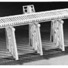 Campbell 302 HO Scale 50' Open Deck Pile Trestle -Bachmann Zone campbell 302 ho scale 50 open deck pile trestle