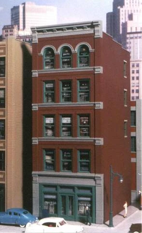 City Classics 106 HO ScaleEast Ohio Street Building Kit 3 City Classics 106 HO ScaleEast Ohio Street Building Kit