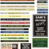 City Classics 501-14 HO Scale Business Signs -Bachmann Zone city classics 501 14 ho scale business signs