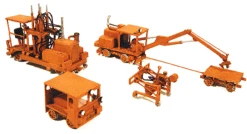 Durango Press 100 HO Scale MoW Track Equipment Set Kit