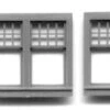 Grandt Line 5194 HO Scale 9 Pane 32x53" / 58x53" Window (2 Set)