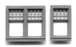 Grandt Line 5194 HO Scale 9 Pane 32x53" / 58x53" Window (2 Set)