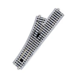 Kato 28-40 HO Scale UniTrack #4 Manual Left-Hand Turnout