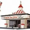 Life-Like 1394 HO Scale Drive-In Kentucky Fried Chicken -Bachmann Zone life like 1394 ho scale drive in kentucky fried chicken