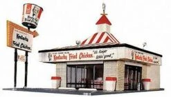 Life-Like 1394 HO Scale Drive-In Kentucky Fried Chicken