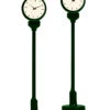 Lionel 1956310 HO Scale Green Lighted Clock 2 Pack -Bachmann Zone lionel 1956310 ho scale green lighted clock 2 pack