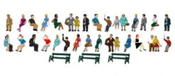 Lionel 1957210 HO Scale Sitting Passengers Bulk Pack 50 Figures