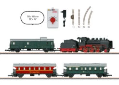 Märklin 81874 Z Scale American Museum Passenger Starter Set With Steam Loco - Standard DC -Bachmann Zone marklin 81874 z scale american museum passenger starter set with steam loco standard dc 4