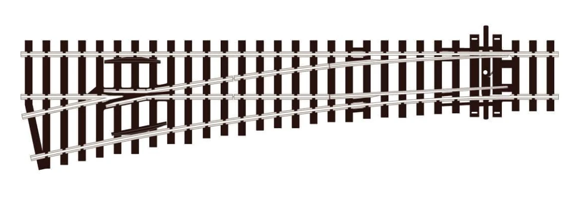 Peco SLE96 HO Scale Code 100 Track Electrofrog #6 Medium Left-Hand Turnout 3 Peco SLE96 HO Scale Code 100 Track Electrofrog #6 Medium Left-Hand Turnout