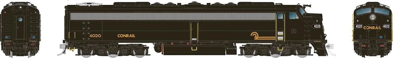 Rapido 28307 HO Scale EMD E8A With HEP Conrail OCS CR 4020 4 Rapido 28307 HO Scale EMD E8A With HEP Conrail OCS CR 4020 - Image 2