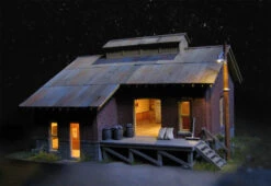 Roomettes 01-107-01 HO Scale Ohio Shipping Interior Kit (Fits DPM 10700) -Bachmann Zone roomettes 01 107 01 ohio shipping kit fits dpm 10700 4