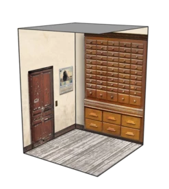 Roomettes 01-107-01 HO Scale Ohio Shipping Interior Kit (Fits DPM 10700) -Bachmann Zone roomettes 01 107 01 ohio shipping kit fits dpm 10700 a