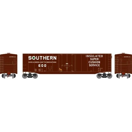 Roundhouse 1141 HO Scale 50' Plug Door Boxcar Southern 600 4 Roundhouse 1141 HO Scale 50' Plug Door Boxcar Southern 600 - Image 2