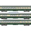 Roundhouse 79123 HO Scale Streamlined Passenger 3 Car Set Burlington Northern BN -Bachmann Zone roundhouse 79123 ho scale streamlined passenger 3 car set burlington northern bn
