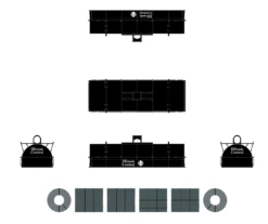 ScaleTrains Rivet 38418 HO Scale Thrall 48' Coil Steel Car IC 299630 -Bachmann Zone scaletrains rivet 38418 ho scale thrall 48 coil steel car ic 299630 4