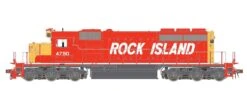 ScaleTrains Rivet 38823 HO Scale EMD SD40-2 Rock Island RI 4796 - DCC & Sound