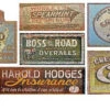 T2 Decals HOGHOS019 HO Scale Ghost Signs Decal Set #19 -Bachmann Zone t2 decals hoghos019 ho scale ghost signs decal set 19
