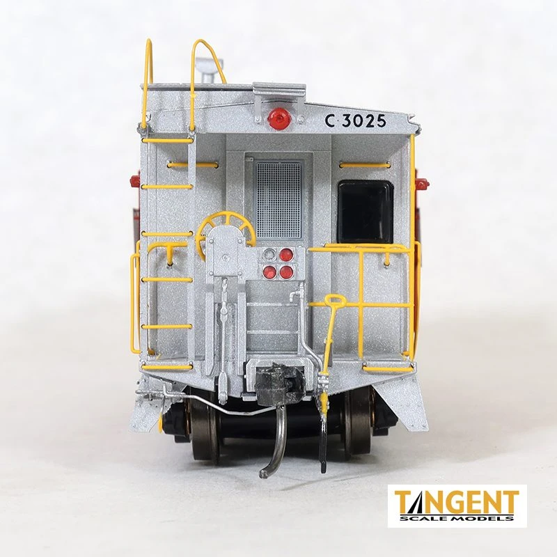 Tangent Scale Models 60024-01 HO Scale ICC B&O I-18 Caboose Chessie System Red Safety B&O C-3025 4 Tangent Scale Models 60024-01 HO Scale ICC B&O I-18 Caboose Chessie System Red Safety B&O C-3025 - Image 2