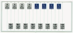 Tichy Train Group 8262 HO Scale Miscellaneous Road Signs #1 16 Pack