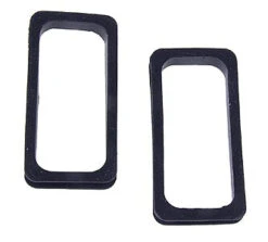 Walthers 933-977 HO Scale Black Rubber Diaphragms 1 Pair