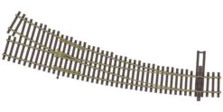 Walthers 948-83068 HO Scale Code 83 24"/36" Radius Curved Right Hand Turnout
