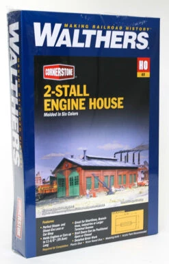 Walthers Cornerstone 933-3007 HO Scale 2 Stall Enginehouse Structure Kit 5 Walthers Cornerstone 933-3007 HO Scale 2 Stall Enginehouse Structure Kit -Bachmann Zone walthers cornerstone 933 3007 ho scale 2 stall enginehouse structure kit a