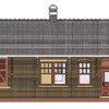 Walthers Cornerstone 933-3553 HO Scale Pennsylvania PRR Brick Combination Station Kit -Bachmann Zone walthers cornerstone 933 3553 ho scale pennsylvania prr brick combination station kit